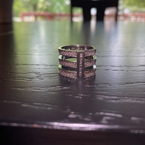 Michael Kors Pave Tri Stack Ring 8 - Picture 4 of 8
